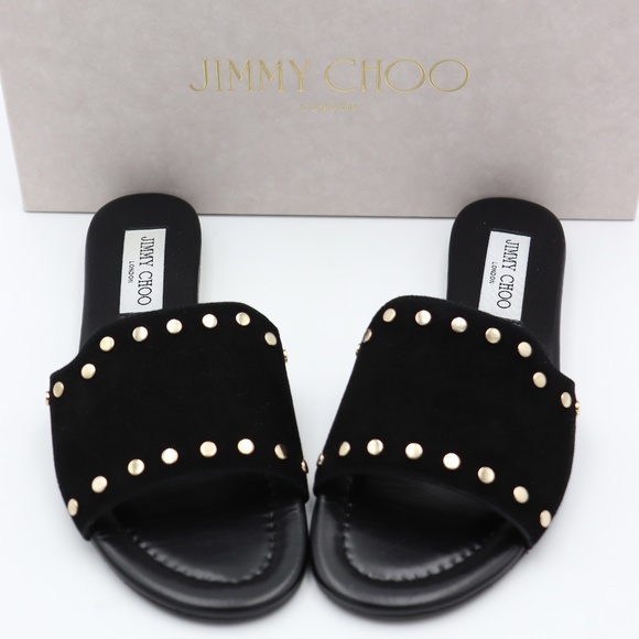 jimmy choo slide sandals